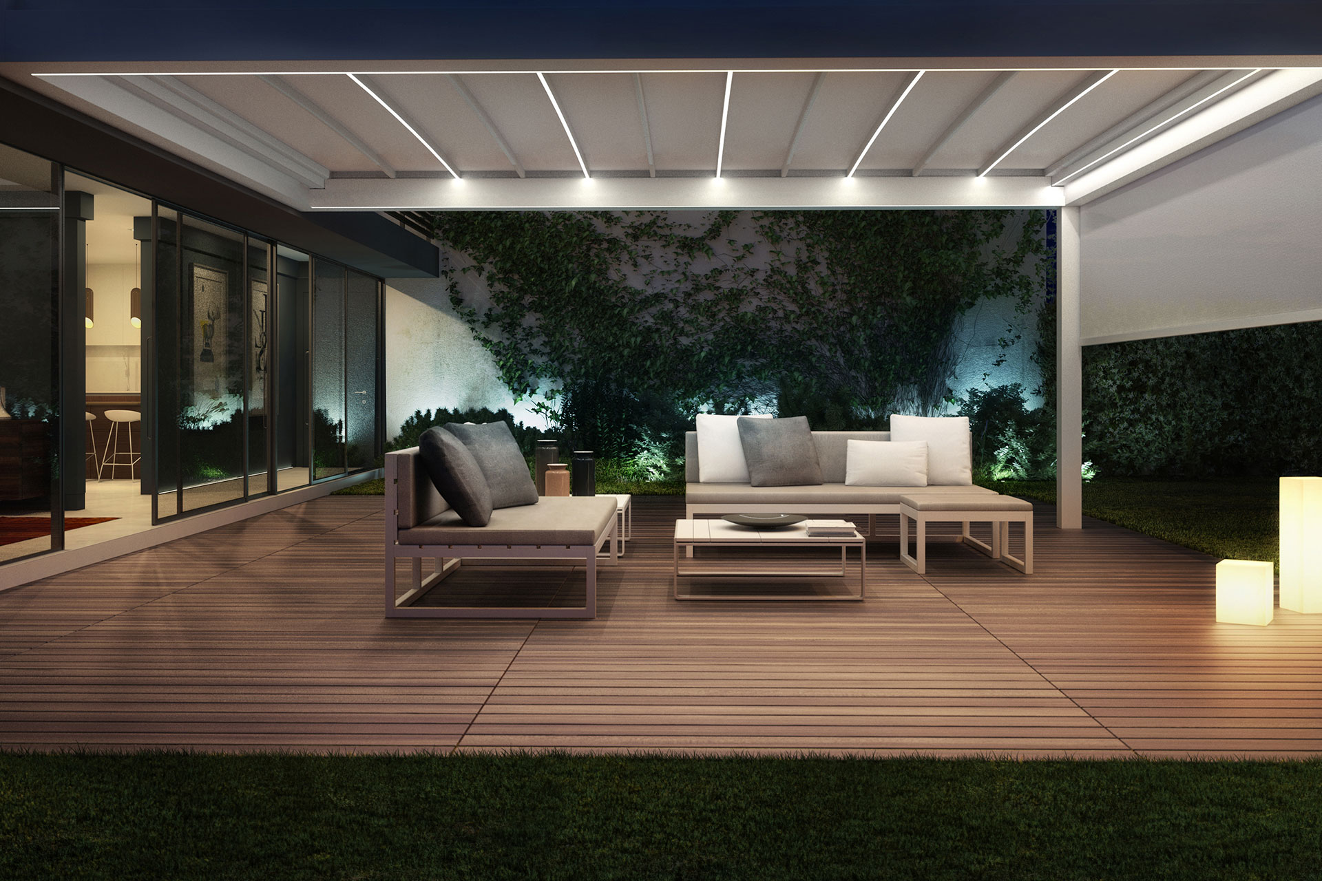 Luxury Retractable Pergola - Shade-Space