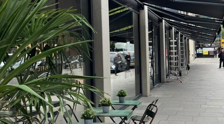 Commercial Retractable Awnings For Restaurants - Shade-Space