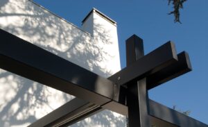 Strong Metal Pergola Joints - Shade-Space