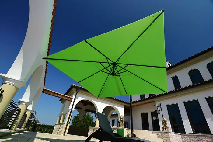 Amalfi Green Umbrella Parasol For Hotels & Resorts - Shade-Space