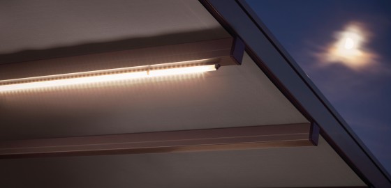 LED Strip Light Rail For Warema Cassette Awning Terrea 580 - Shade-Space