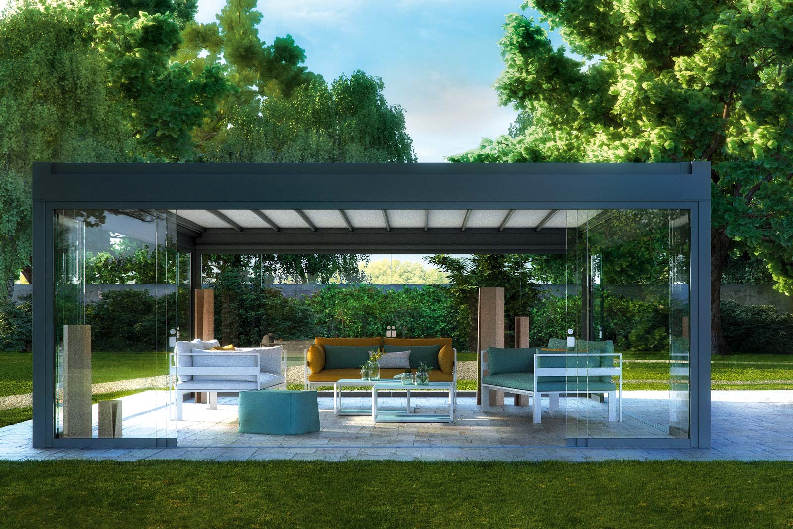 Pratic Pergola Rialto Outdoor Experience - Shade-Space