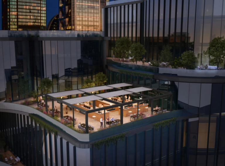 Pergola 3D Designs for Los Mochis Restaurant in London by Shade-Space