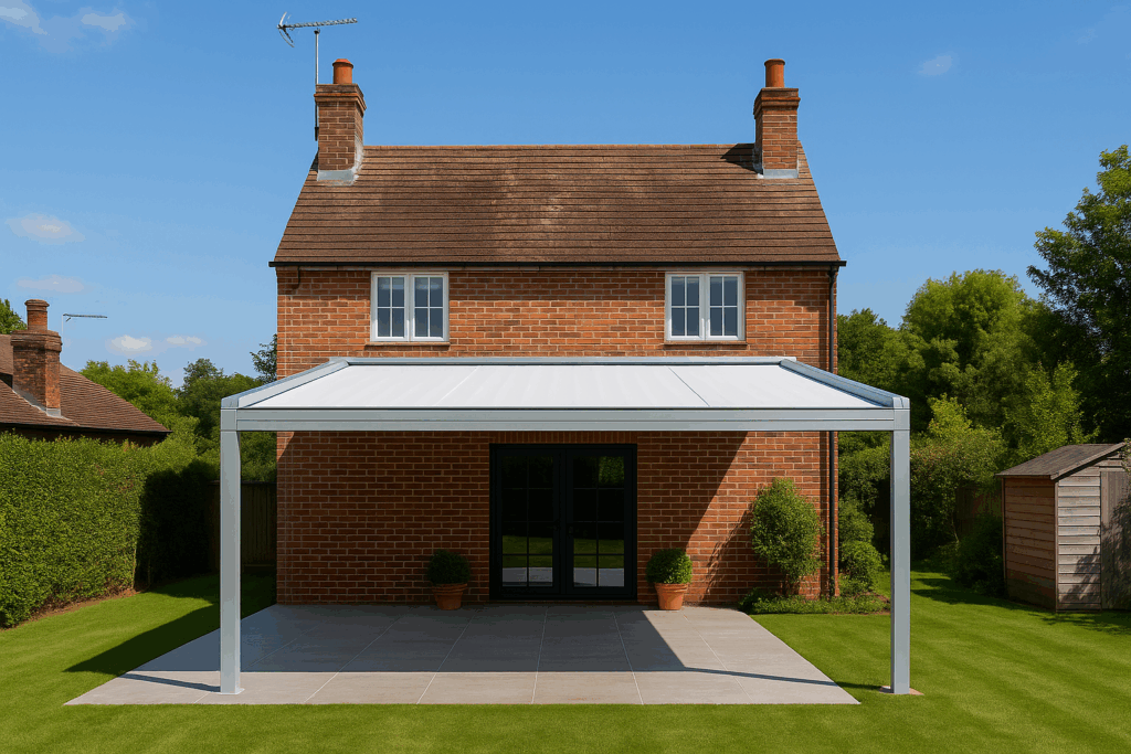 Retractable Pergola for Residential UK Properties - Shade-Space