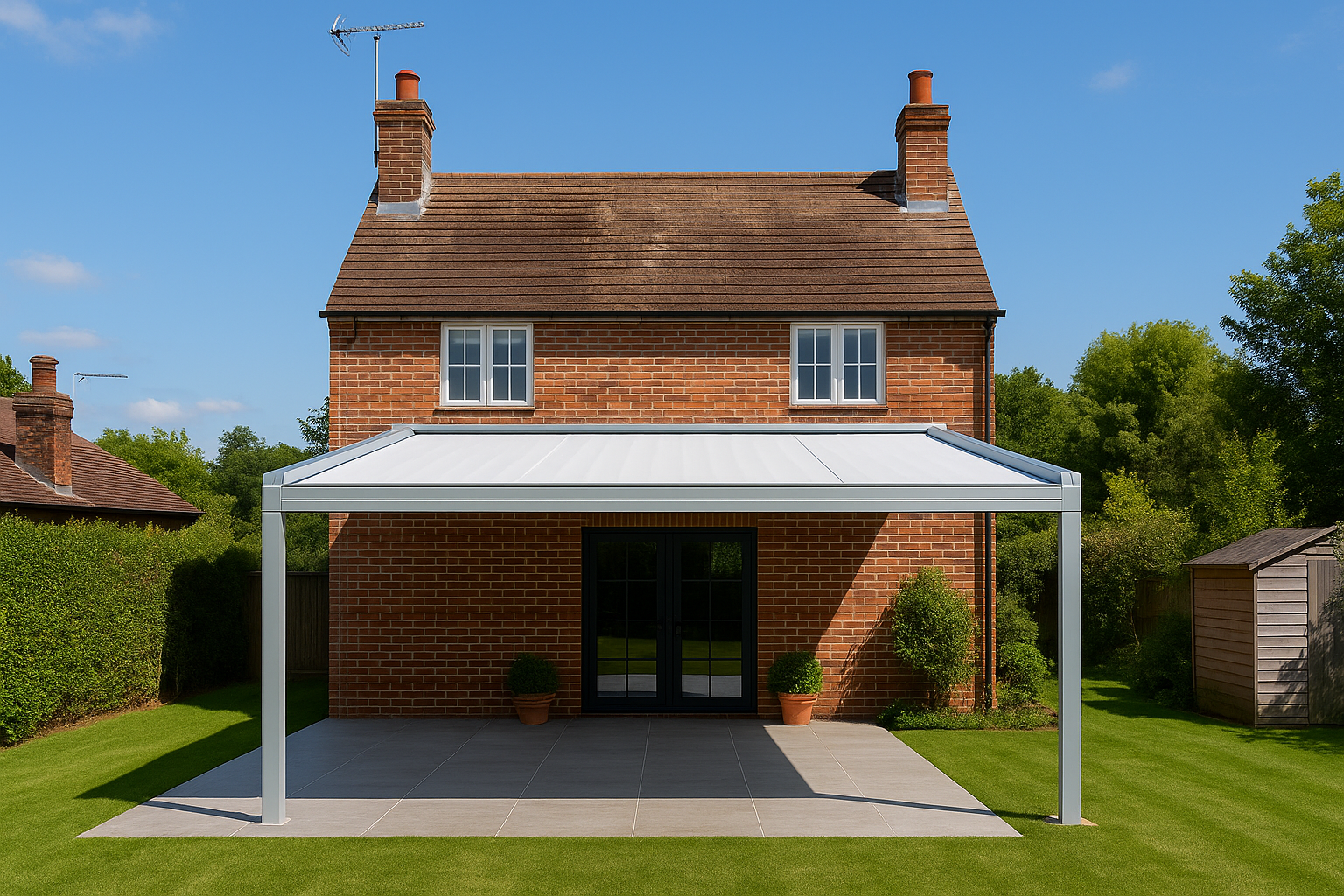 Retractable Pergola for Residential UK Properties - Shade-Space