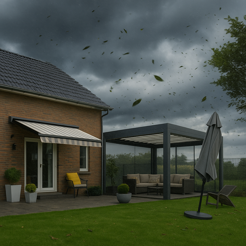 How to Protect Your Awning, Pergola or Retractable Roof During Severe Weather