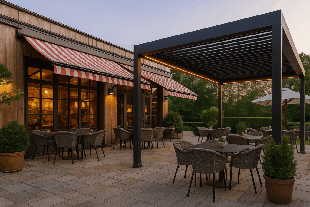 Commercial Awning for-Hospitality Venues - Shade-Space