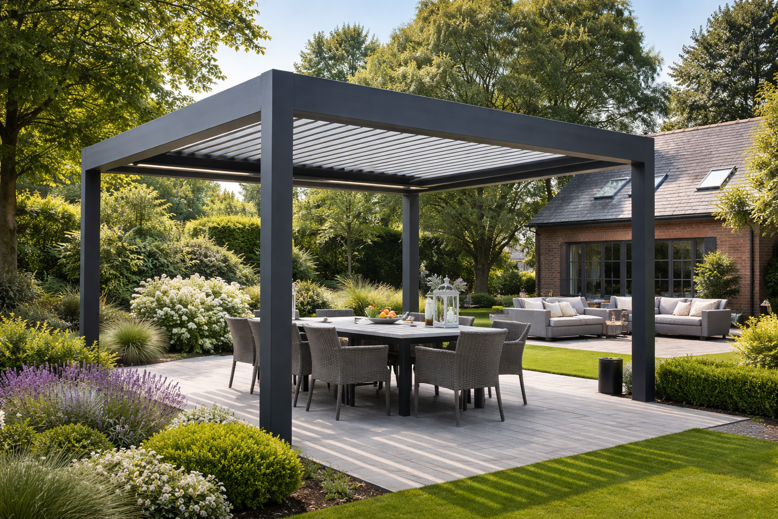 Why Aluminium Pergolas Outperform Timber in the UK Climate