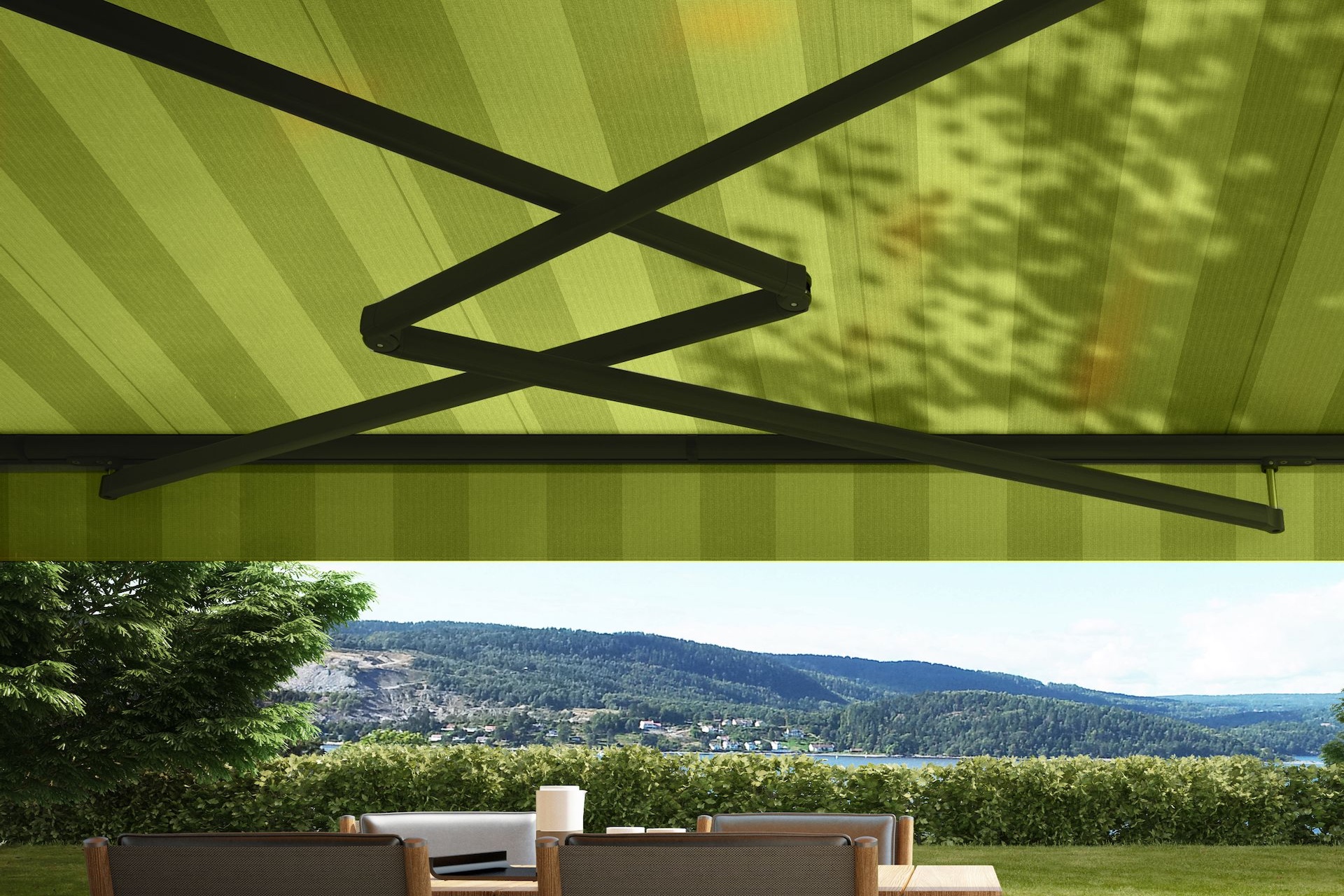 Foldable Shade Awning