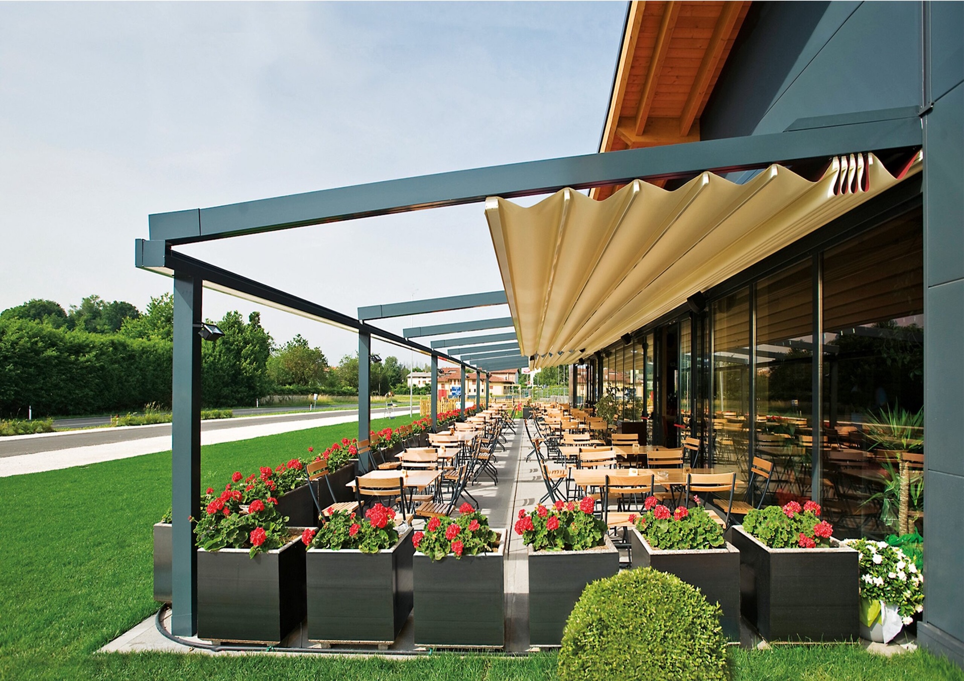 Pitched Roof Pergolas