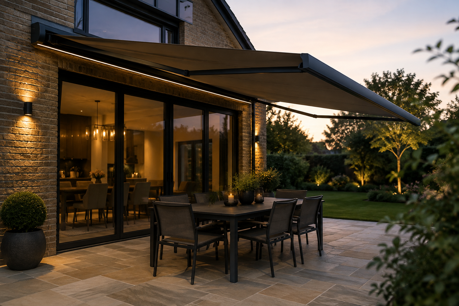 What Size Awning Do I Need For An Outdoor Dining Area - Shade-Space
